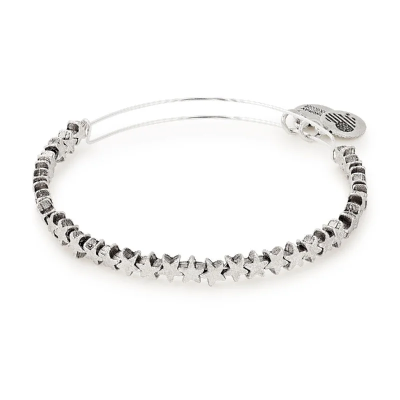 Animal - Print Bangles with Leopard or Zebra Patterns Alex And Ani Star Sterling Silver Beaded Bangle Animal - Print Bangles with Leopard or Zebra Patterns Alex And Ani Star Sterling Silver Beaded Bangle