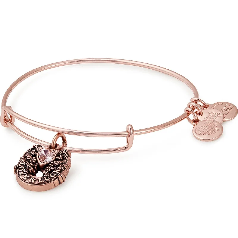 Flexible Silicone Bangles with Glow - in - the - Dark Features Alex And Ani Rose Gold Fortunes Favour Charm Bangle Flexible Silicone Bangles with Glow - in - the - Dark Features Alex And Ani Rose Gold Fortunes Favour Charm Bangle