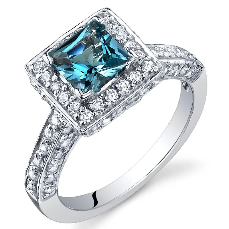 Iolite Gemstone Rings in 10K Gold with a Twisted Band for a Distinctive and Stylish AccessorySterling Silver 1 ct London Blue Topaz Halo Ring Iolite Gemstone Rings in 10K Gold with a Twisted Band for a Distinctive and Stylish AccessorySterling Silver 1 ct London Blue Topaz Halo Ring