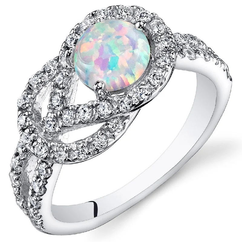 Tourmaline Gemstone Rings in 18K Two - Tone Gold with a Floral - Shaped Setting for a Feminine TouchSterling Silver 0.75 ct White Opal Ring Tourmaline Gemstone Rings in 18K Two - Tone Gold with a Floral - Shaped Setting for a Feminine TouchSterling Silver 0.75 ct White Opal Ring