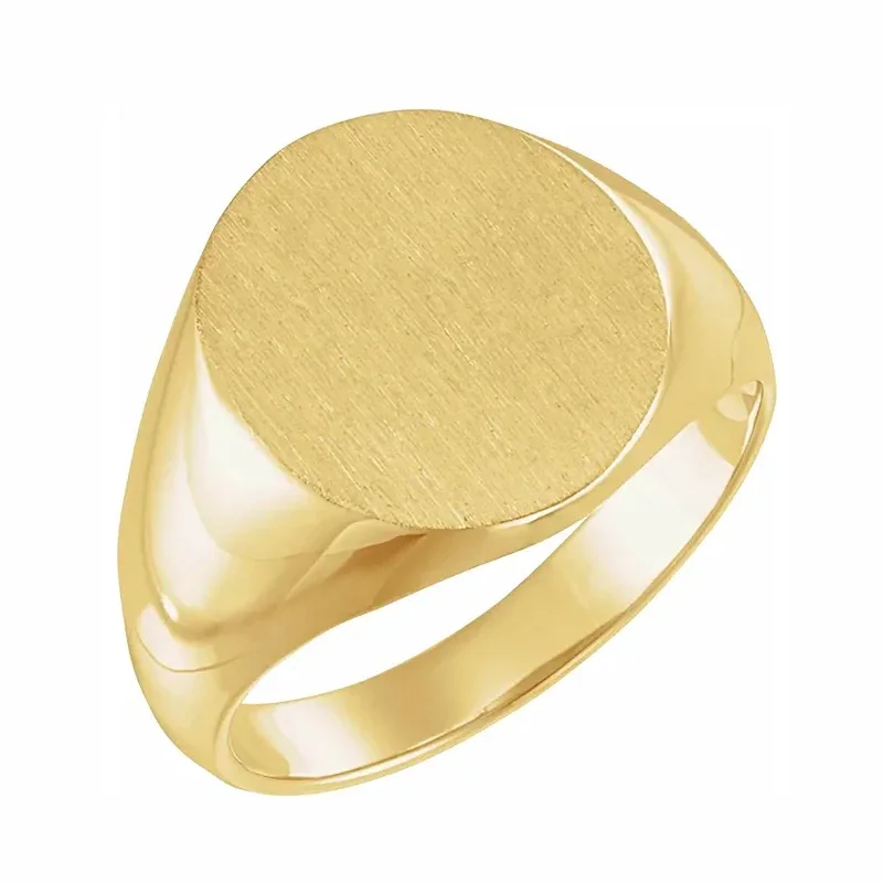 Geometric - Shaped Fashion Rings in Titanium with Iridescent InlaysOval Signet Ring Geometric - Shaped Fashion Rings in Titanium with Iridescent InlaysOval Signet Ring