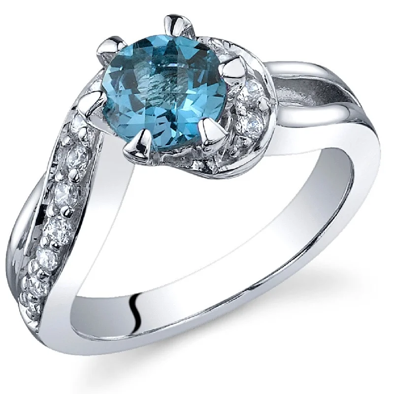 Iolite Gemstone Rings in 10K Gold with a Twisted Band for a Distinctive and Stylish AccessorySterling Silver 1 ct London Blue Topaz Birthstone Ring Iolite Gemstone Rings in 10K Gold with a Twisted Band for a Distinctive and Stylish AccessorySterling Silver 1 ct London Blue Topaz Birthstone Ring
