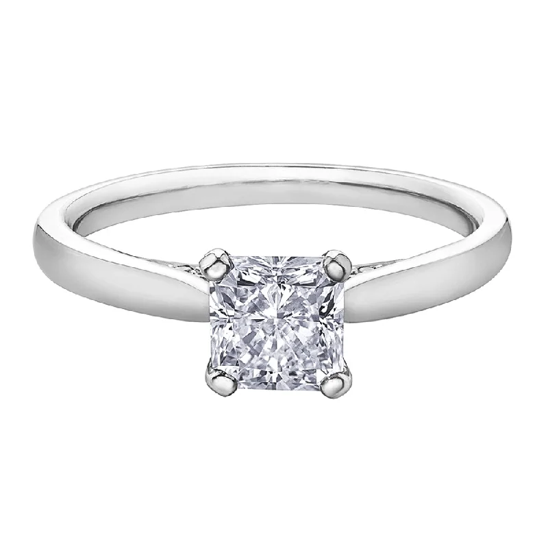 Adjustable Women's Diamond Rings with a Flexible Band for a Comfortable and Custom FitClassic Canadian Radiant Cut Diamond Solitaire Ring Adjustable Women's Diamond Rings with a Flexible Band for a Comfortable and Custom FitClassic Canadian Radiant Cut Diamond Solitaire Ring