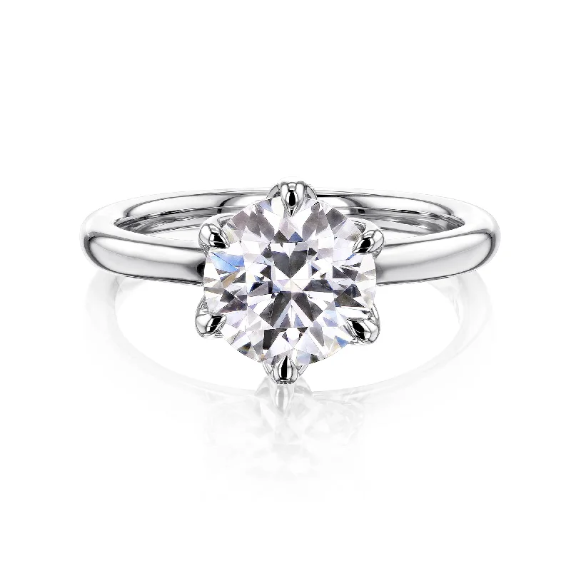 Men's Tourmaline Engagement Rings in 18K Two - Tone Gold with a Floral - Inspired Setting1.9ct Round Floating Tulip Comfort Fit Men's Tourmaline Engagement Rings in 18K Two - Tone Gold with a Floral - Inspired Setting1.9ct Round Floating Tulip Comfort Fit