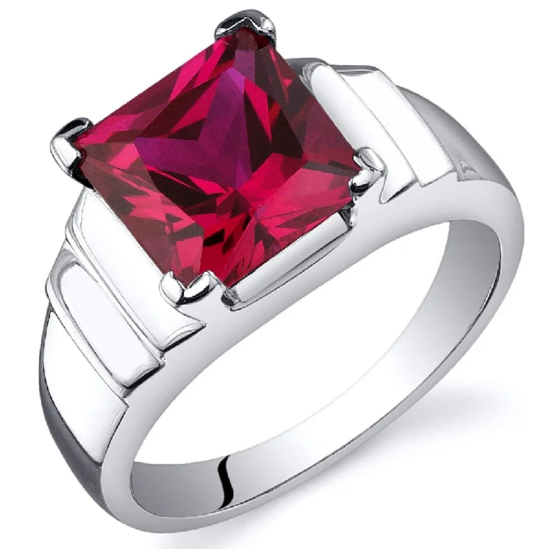 Jasper Gemstone Rings in 18K Gold Vermeil with a Matte Finish for a Subtle and Elegant LookSterling Silver 3.25 ct Created Ruby Solitaire Ring Jasper Gemstone Rings in 18K Gold Vermeil with a Matte Finish for a Subtle and Elegant LookSterling Silver 3.25 ct Created Ruby Solitaire Ring