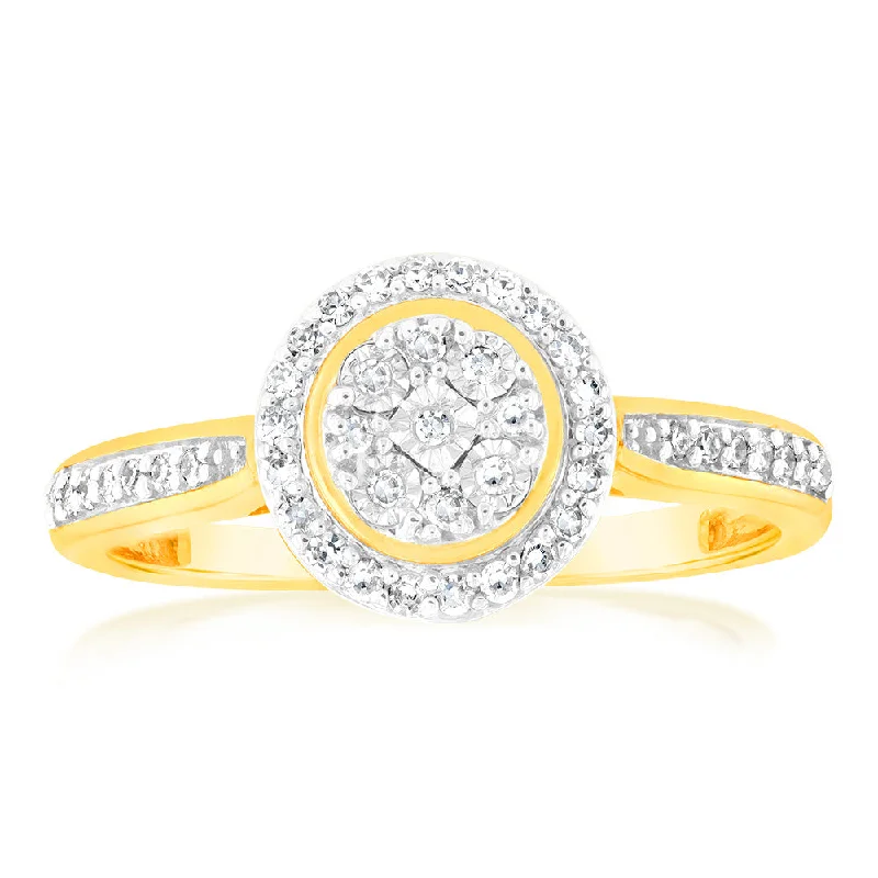 Marquise - Cut Women's Diamond Rings in Palladium for a Unique and Elongated ShapeLuminesce Lab Grown Diamond 1/5 Carat Dress Ring in 9ct Yellow Gold Marquise - Cut Women's Diamond Rings in Palladium for a Unique and Elongated ShapeLuminesce Lab Grown Diamond 1/5 Carat Dress Ring in 9ct Yellow Gold