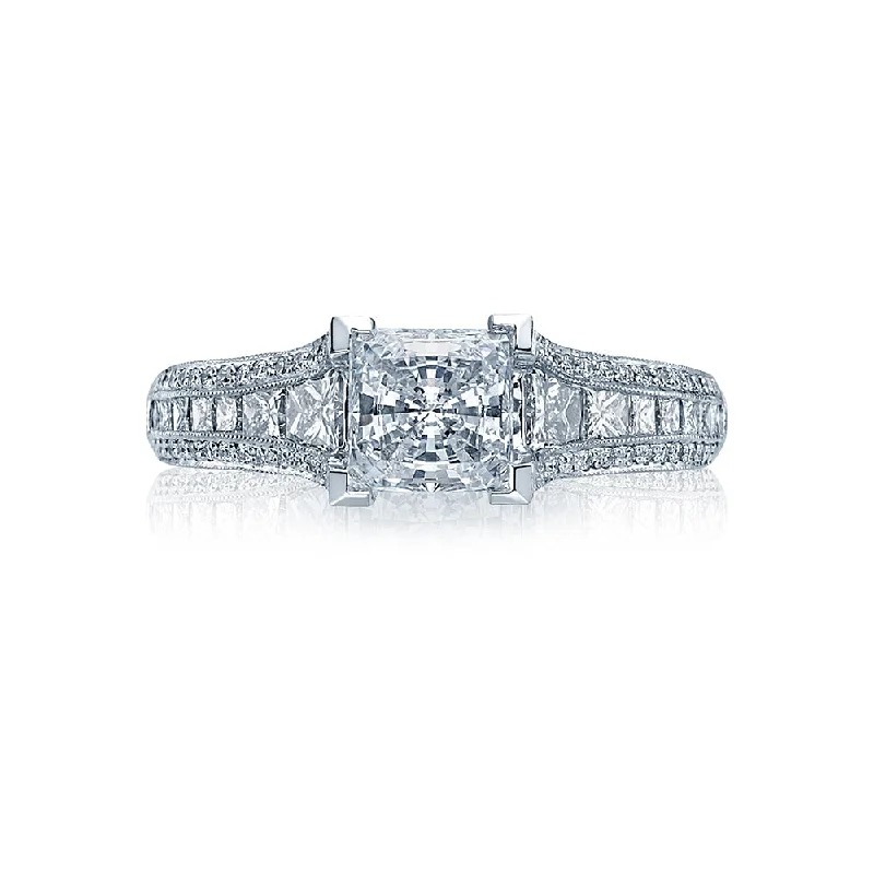 Signature - Design Women's Diamond Rings with a Brand - Specific Pattern and High - Quality DiamondsTacori Classic Crescent Princess Cut Ring Signature - Design Women's Diamond Rings with a Brand - Specific Pattern and High - Quality DiamondsTacori Classic Crescent Princess Cut Ring