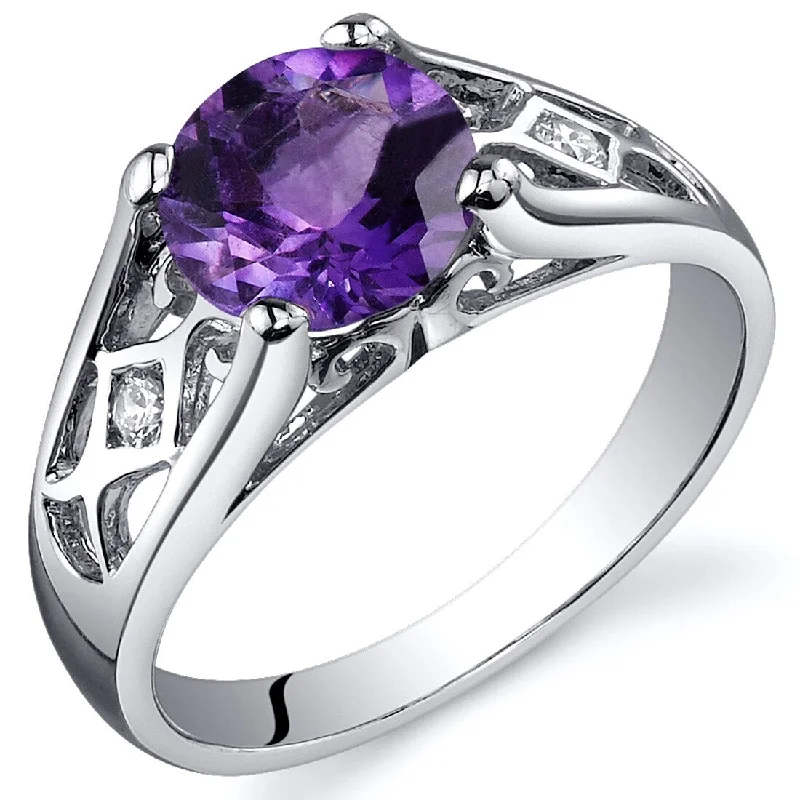 Lapis Lazuli Gemstone Rings in Sterling Silver with a Star - Shaped Setting for a Celestial - Inspired PieceSterling Silver 1.25 ct Amethyst Solitaire Ring Lapis Lazuli Gemstone Rings in Sterling Silver with a Star - Shaped Setting for a Celestial - Inspired PieceSterling Silver 1.25 ct Amethyst Solitaire Ring