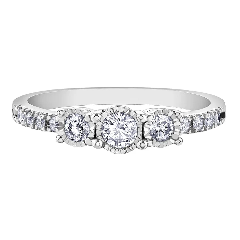 Women's Solitaire Diamond Rings with Round - Cut Diamonds and Platinum Settings for an Elegant EngagementIllusion Set Diamond Ring Women's Solitaire Diamond Rings with Round - Cut Diamonds and Platinum Settings for an Elegant EngagementIllusion Set Diamond Ring