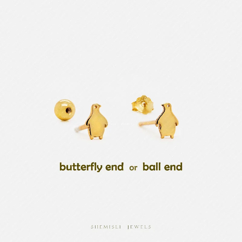 Pearl - Set Minimalist Stud Earrings in White for a Classic and Elegant AppearanceTiny Penguin Stud Earrings, Unisex, Gold, Silver SHEMISLI SS677 Butterfly End, SS678 Screw Ball End (Type A) LR Pearl - Set Minimalist Stud Earrings in White for a Classic and Elegant AppearanceTiny Penguin Stud Earrings, Unisex, Gold, Silver SHEMISLI SS677 Butterfly End, SS678 Screw Ball End (Type A) LR