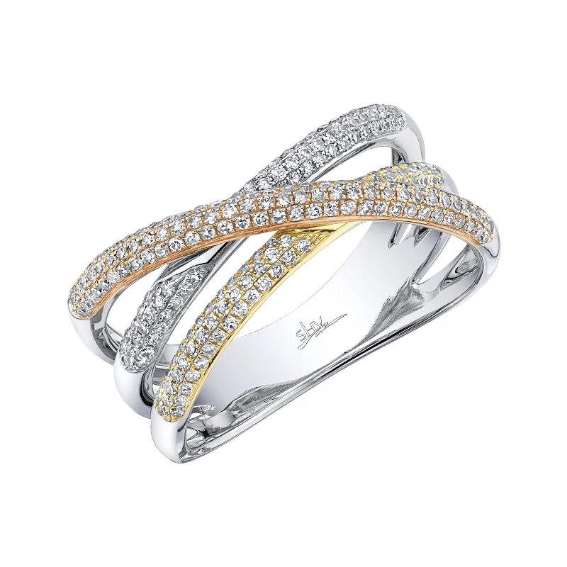 Minimalist Fashion Rings in Stainless Steel with a Single Solitaire CrystalDiamond Bridge Ring Minimalist Fashion Rings in Stainless Steel with a Single Solitaire CrystalDiamond Bridge Ring