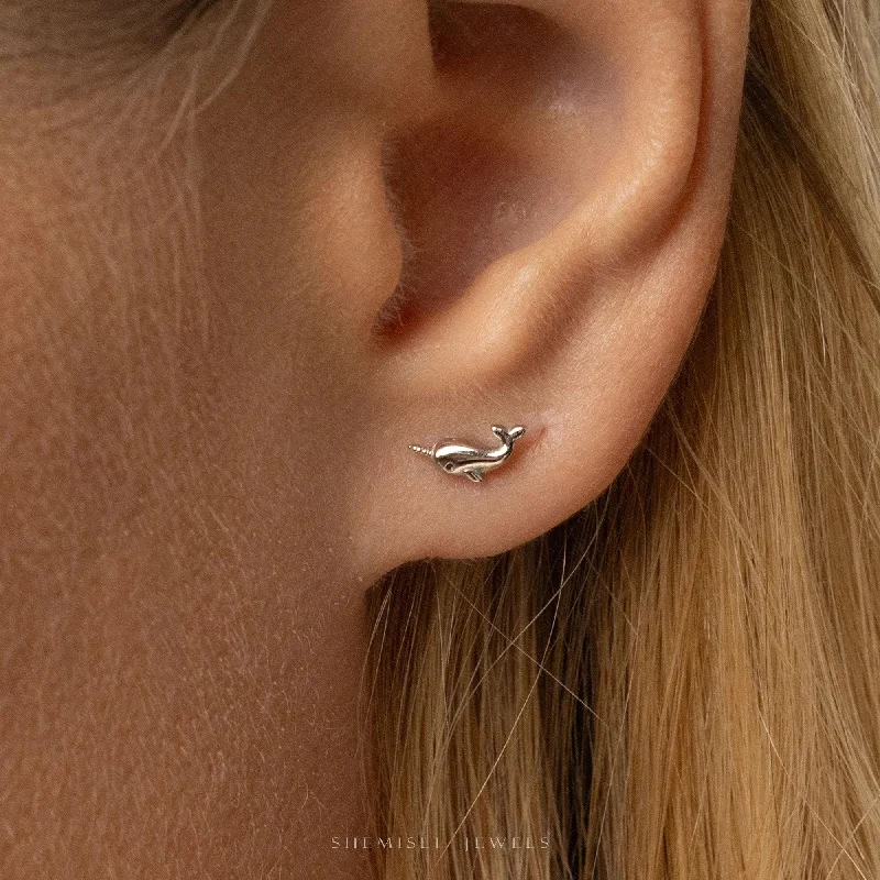 Amethyst - Gemstone Stud Earrings in Purple for a Sophisticated and Birthstone - Inspired PieceTiny Narwhal Whale Threadless Flat Back Earrings, 20,18,16ga, 5-10mm Unisex, Surgical Steel SHEMISLI SS1103 Amethyst - Gemstone Stud Earrings in Purple for a Sophisticated and Birthstone - Inspired PieceTiny Narwhal Whale Threadless Flat Back Earrings, 20,18,16ga, 5-10mm Unisex, Surgical Steel SHEMISLI SS1103