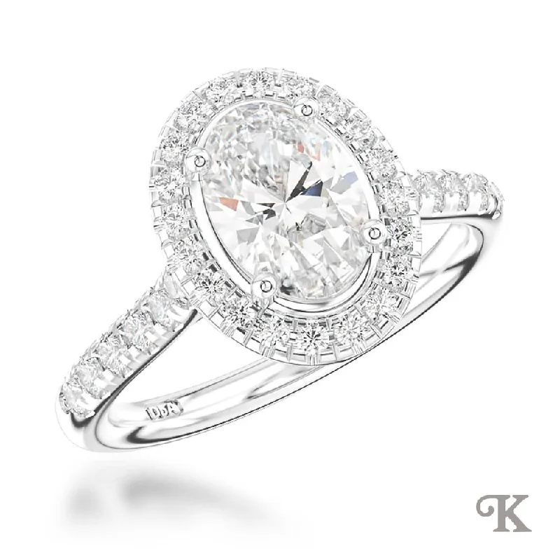 Men's Topaz Engagement Rings in 10K Gold with a Channel - Set Diamond BandSkye Oval Halo Men's Topaz Engagement Rings in 10K Gold with a Channel - Set Diamond BandSkye Oval Halo