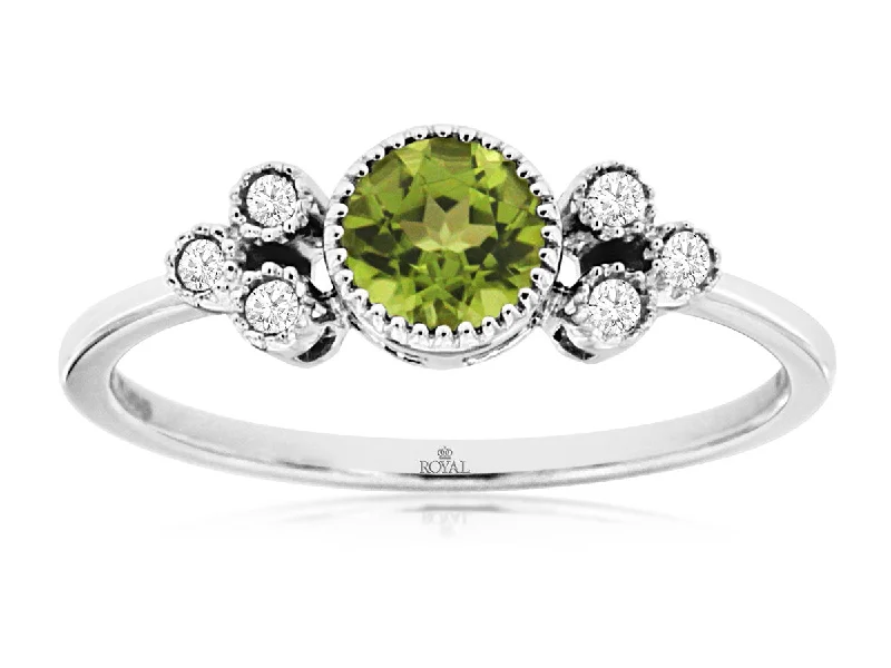 Chunky Fashion Rings in Copper with Geometric Patterns for a Bold AccessoryBremer Jewelry Peridot and Diamonds Fashion Ring in 14K White Gold (0.57ctw) Chunky Fashion Rings in Copper with Geometric Patterns for a Bold AccessoryBremer Jewelry Peridot and Diamonds Fashion Ring in 14K White Gold (0.57ctw)