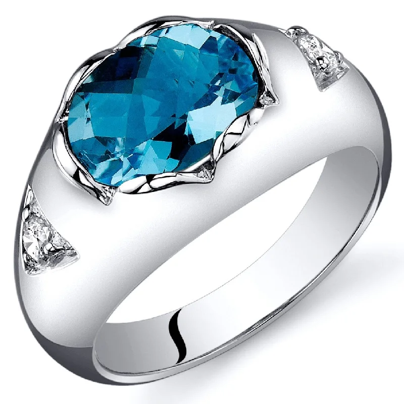 Sapphire Gemstone Rings in 18K White Gold with Diamond Accents for an Elegant EngagementSterling Silver 2 ct Swiss Blue Topaz Birthstone Ring Sapphire Gemstone Rings in 18K White Gold with Diamond Accents for an Elegant EngagementSterling Silver 2 ct Swiss Blue Topaz Birthstone Ring