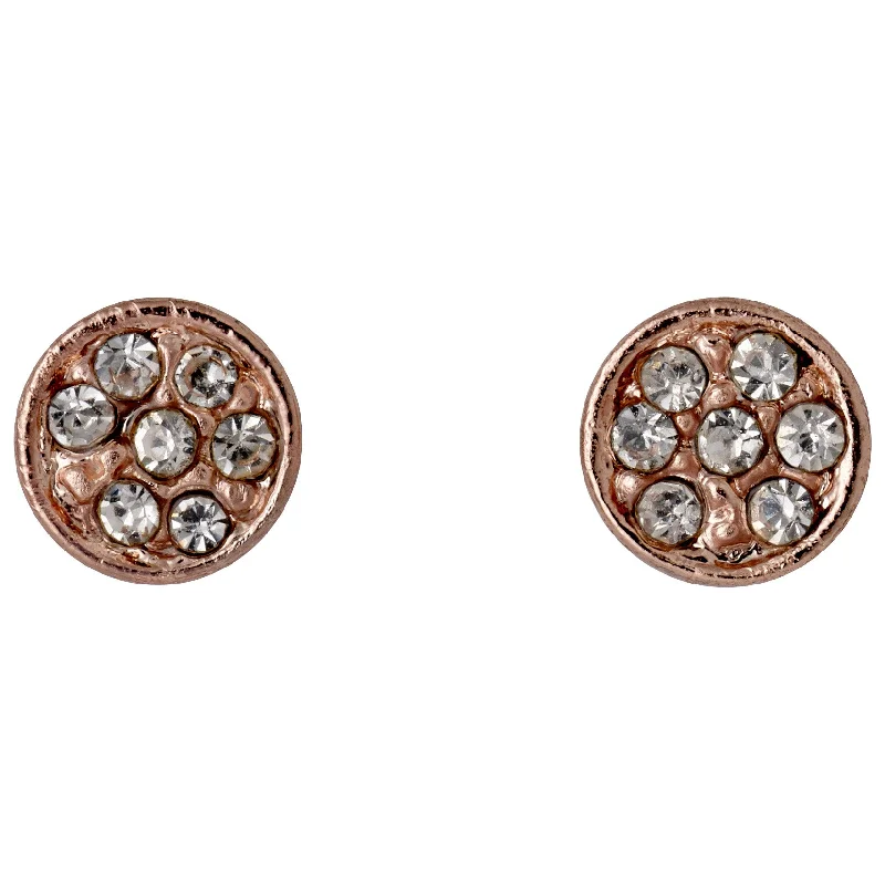 Handmade Polymer Clay Floral Stud Earrings in Pastel Shades for a Bohemian VibeEMMA crystal earrings rosegold-plated Handmade Polymer Clay Floral Stud Earrings in Pastel Shades for a Bohemian VibeEMMA crystal earrings rosegold-plated