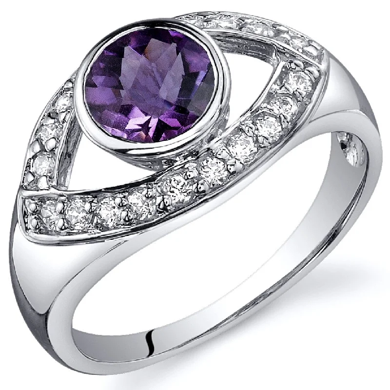 Opal Gemstone Rings in Rose Gold with a Milgrain Edge for a Feminine and Romantic StyleSterling Silver 0.75 ct Amethyst Birthstone Ring Opal Gemstone Rings in Rose Gold with a Milgrain Edge for a Feminine and Romantic StyleSterling Silver 0.75 ct Amethyst Birthstone Ring