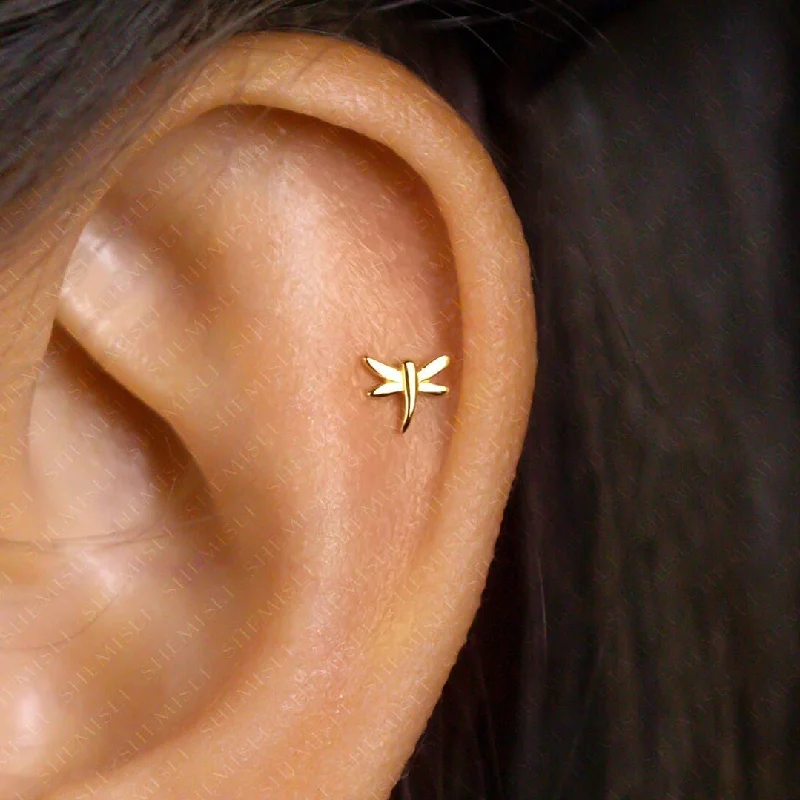 Rainbow - Colored Enameled Butterfly Stud Earrings for a Playful and Colorful StatementTiny Dragonfly Stud Earrings, Unisex, Gold, Silver SS815 Butterfly End, SS816 Screw Ball End (Type A) LR Rainbow - Colored Enameled Butterfly Stud Earrings for a Playful and Colorful StatementTiny Dragonfly Stud Earrings, Unisex, Gold, Silver SS815 Butterfly End, SS816 Screw Ball End (Type A) LR