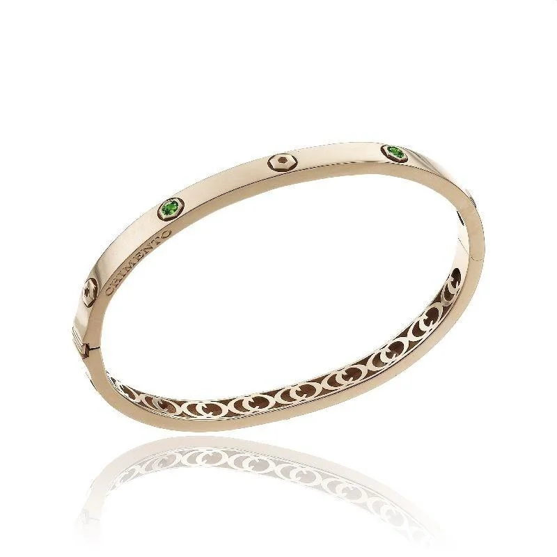 Sustainable Bamboo Bangles with Natural Finishes Chimento Armillas Be Mine 18ct Rose Gold 0.32ct Emerald Bangle Sustainable Bamboo Bangles with Natural Finishes Chimento Armillas Be Mine 18ct Rose Gold 0.32ct Emerald Bangle