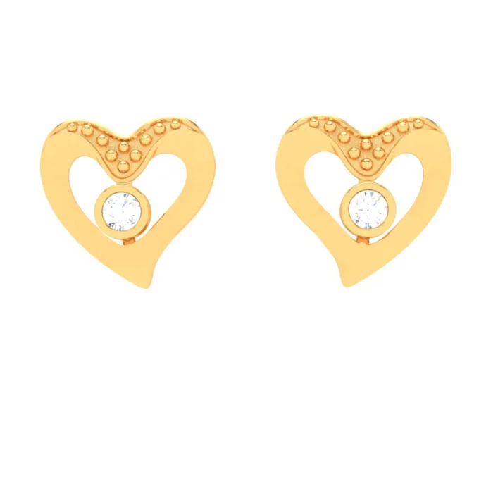 Cluster - Style Women's Diamond Rings with Multiple Small Diamonds Arranged in a Stunning Pattern14k Love Shaped Gold Earrings With A Yellow Stone From Amazea Collection Cluster - Style Women's Diamond Rings with Multiple Small Diamonds Arranged in a Stunning Pattern14k Love Shaped Gold Earrings With A Yellow Stone From Amazea Collection