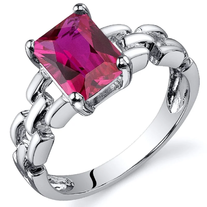 Topaz Gemstone Rings in 10K Gold with a Channel - Set Design for a Contemporary and Durable OptionSterling Silver 2 ct Created Ruby Solitaire Ring Topaz Gemstone Rings in 10K Gold with a Channel - Set Design for a Contemporary and Durable OptionSterling Silver 2 ct Created Ruby Solitaire Ring