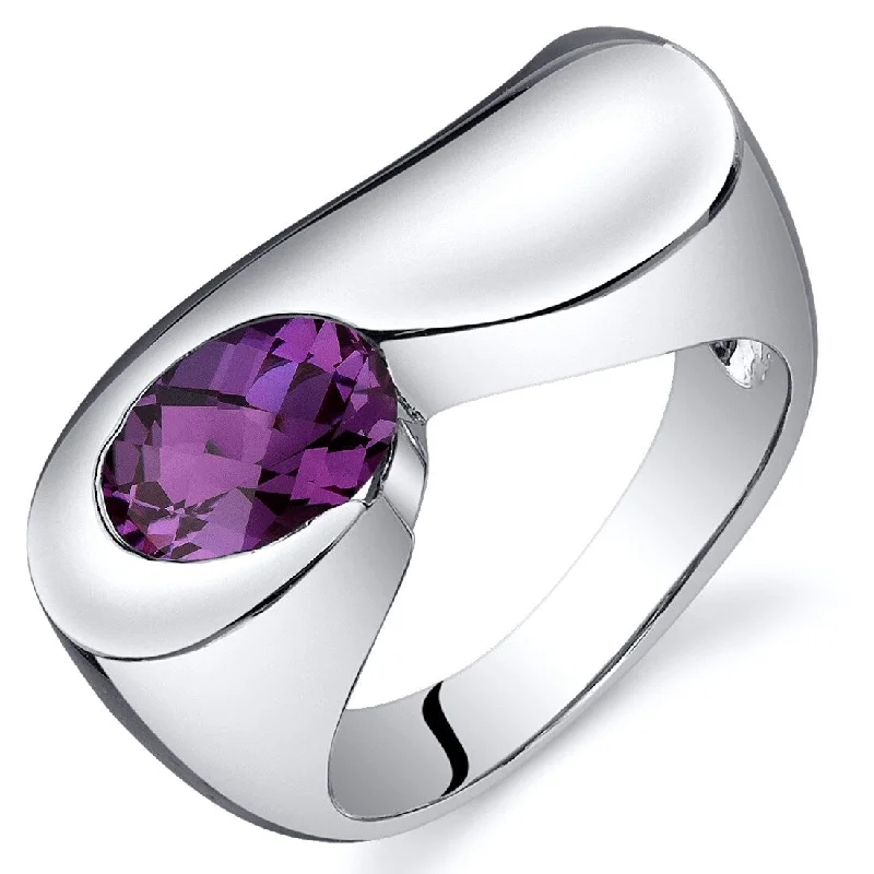 Alexandrite Gemstone Rings in Platinum with a Hidden Halo for a Rare and Luxurious PieceSterling Silver 1.75 ct Color-changing Alexandrite Solitaire Ring Alexandrite Gemstone Rings in Platinum with a Hidden Halo for a Rare and Luxurious PieceSterling Silver 1.75 ct Color-changing Alexandrite Solitaire Ring