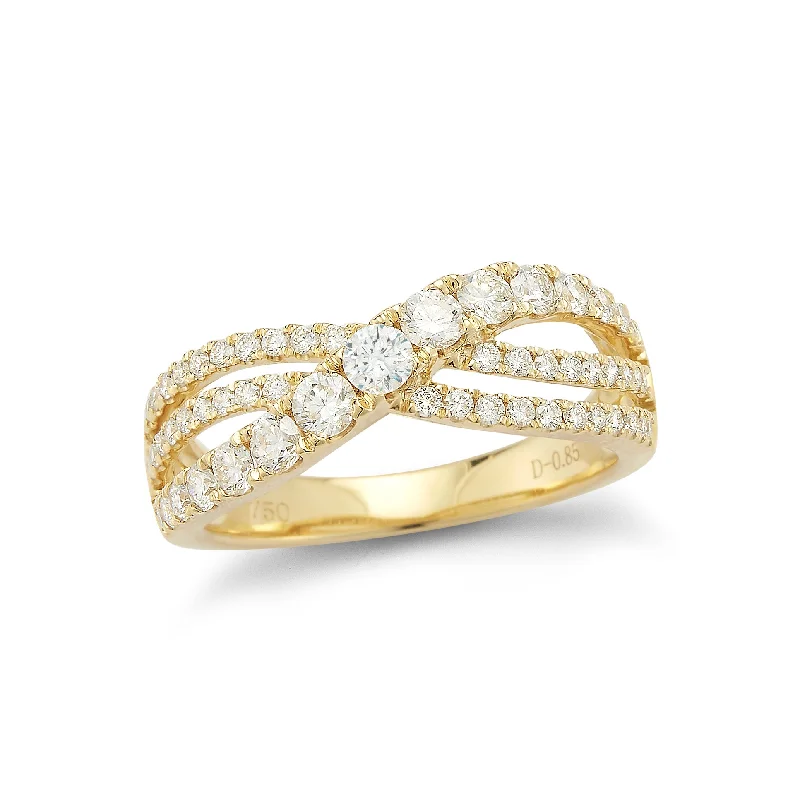 Stackable Fashion Rings in Rose - Gold Tone with Delicate Floral EngravingsDiamond Twist Ring Stackable Fashion Rings in Rose - Gold Tone with Delicate Floral EngravingsDiamond Twist Ring