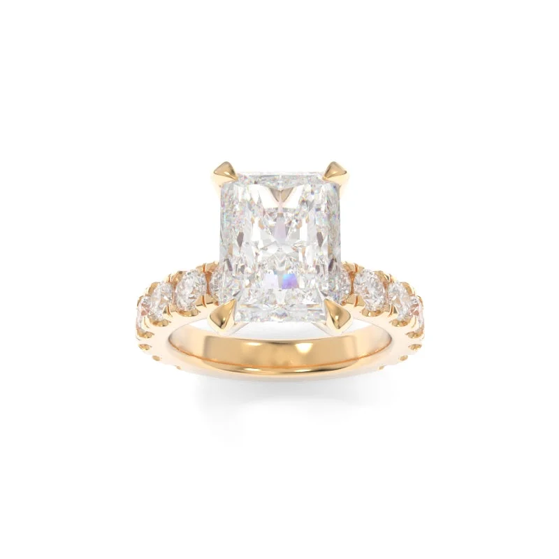 Men's Emerald Engagement Rings with 14K Yellow Gold and Vintage - Style FiligreeSimone Ring Radiant Men's Emerald Engagement Rings with 14K Yellow Gold and Vintage - Style FiligreeSimone Ring Radiant