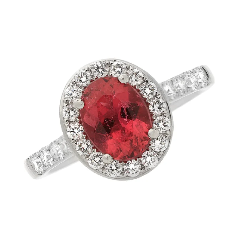 Men's Diamond Engagement Rings with Platinum Band and Halo Setting for a Luxury ProposalPlatinum Pink Tourmaline and Diamond Halo Engagement Ring Men's Diamond Engagement Rings with Platinum Band and Halo Setting for a Luxury ProposalPlatinum Pink Tourmaline and Diamond Halo Engagement Ring
