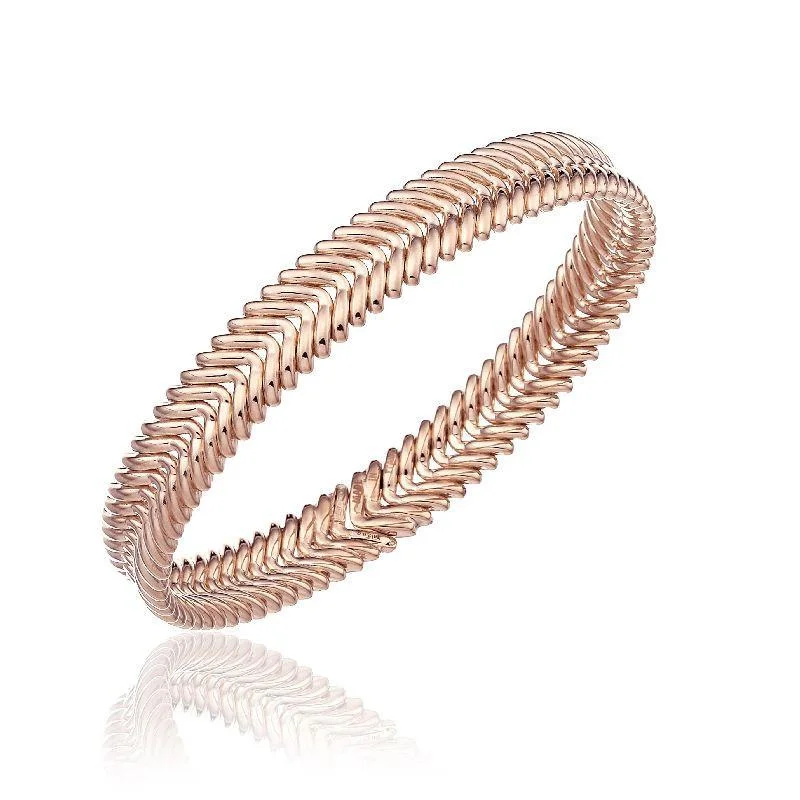 Flexible Silicone Bangles with Glow - in - the - Dark Features Chimento Armillas 18ct Rose Gold Arrow Head Bangle Flexible Silicone Bangles with Glow - in - the - Dark Features Chimento Armillas 18ct Rose Gold Arrow Head Bangle