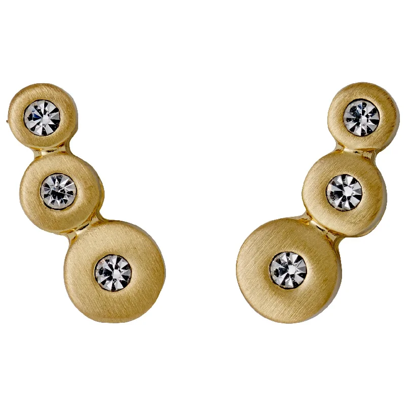 14K Gold Plated Heart - Shaped Stud Earrings for a Romantic and Feminine LookBELLA crystal earrings gold-plated 14K Gold Plated Heart - Shaped Stud Earrings for a Romantic and Feminine LookBELLA crystal earrings gold-plated