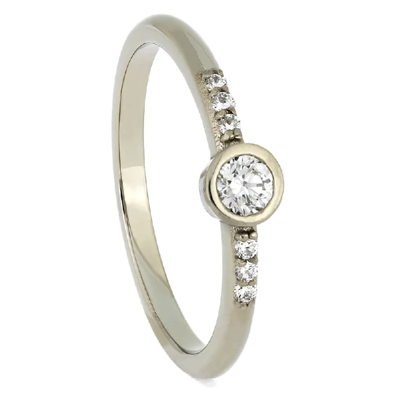 Men's Diamond Engagement Rings with Platinum Band and Halo Setting for a Luxury ProposalPolished Gold Engagement Ring with a Solitaire Diamond Men's Diamond Engagement Rings with Platinum Band and Halo Setting for a Luxury ProposalPolished Gold Engagement Ring with a Solitaire Diamond