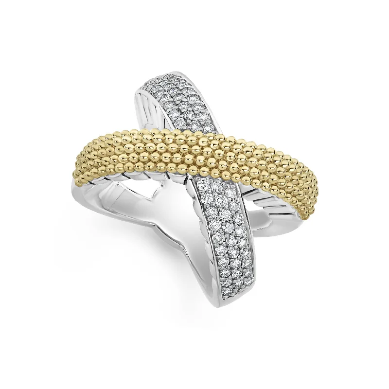 Enamel - Coated Fashion Rings in Bright Colors with Animal - Print PatternsX Gold Caviar Diamond Ring (Size 7) Enamel - Coated Fashion Rings in Bright Colors with Animal - Print PatternsX Gold Caviar Diamond Ring (Size 7)