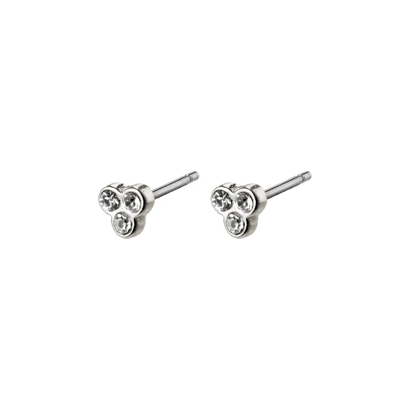 14K Gold Plated Heart - Shaped Stud Earrings for a Romantic and Feminine LookCAILY crystal earrings silver-plated 14K Gold Plated Heart - Shaped Stud Earrings for a Romantic and Feminine LookCAILY crystal earrings silver-plated