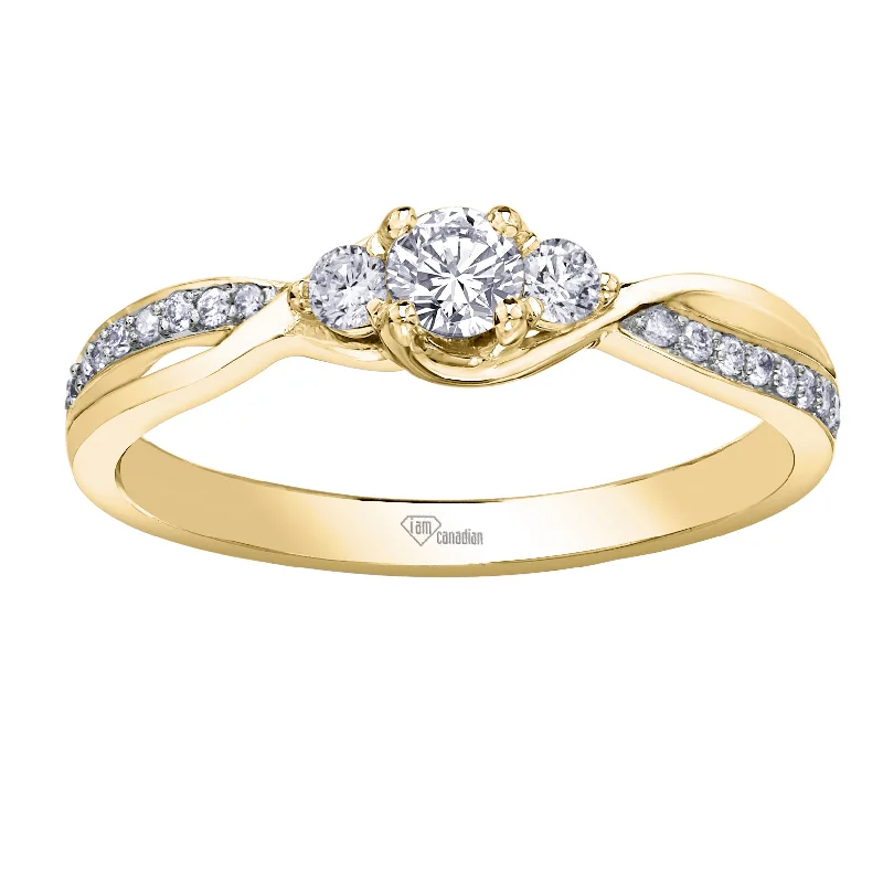 Signature - Design Women's Diamond Rings with a Brand - Specific Pattern and High - Quality DiamondsCanadian Diamond Twist Ring Signature - Design Women's Diamond Rings with a Brand - Specific Pattern and High - Quality DiamondsCanadian Diamond Twist Ring