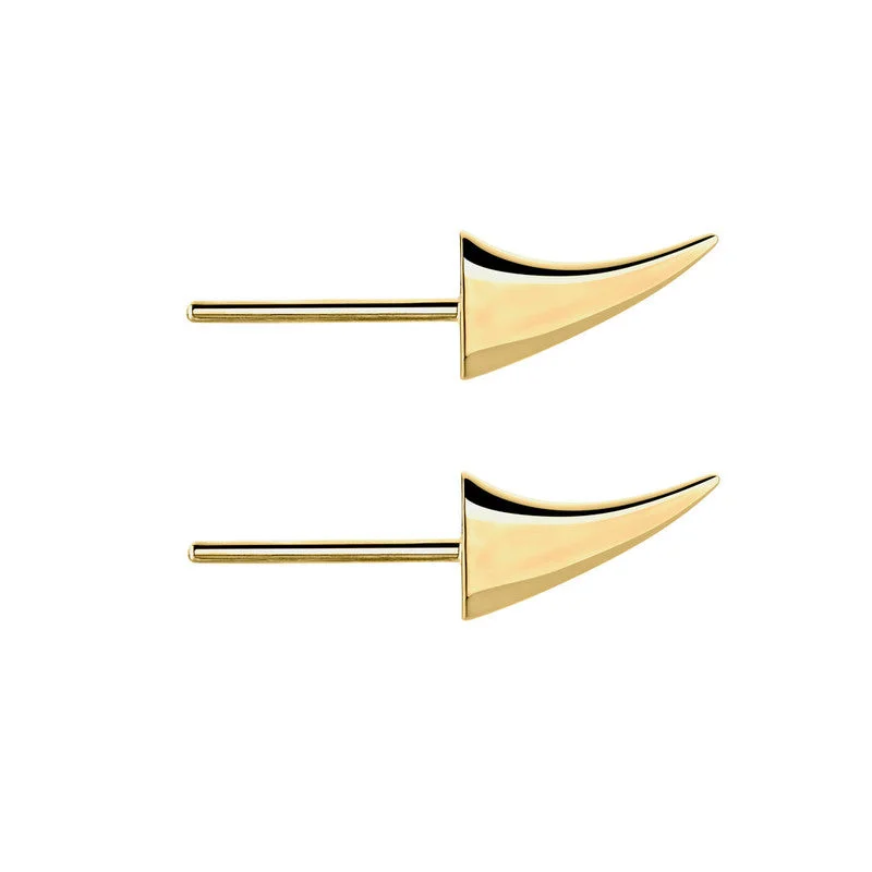 Shaun Leane Rose Thorn Swerve 18ct Yellow Gold Plated Sterling Silver Stud Earrings Shaun Leane Rose Thorn Swerve 18ct Yellow Gold Plated Sterling Silver Stud Earrings