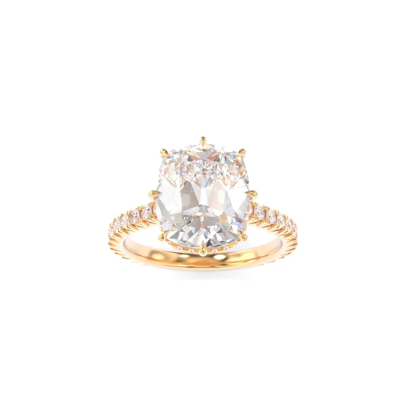 Men's Peridot Engagement Rings in 14K Gold - Filled Metal with a Micro - Pave SettingLynnieBeth Ring Old Mine Cushion Men's Peridot Engagement Rings in 14K Gold - Filled Metal with a Micro - Pave SettingLynnieBeth Ring Old Mine Cushion