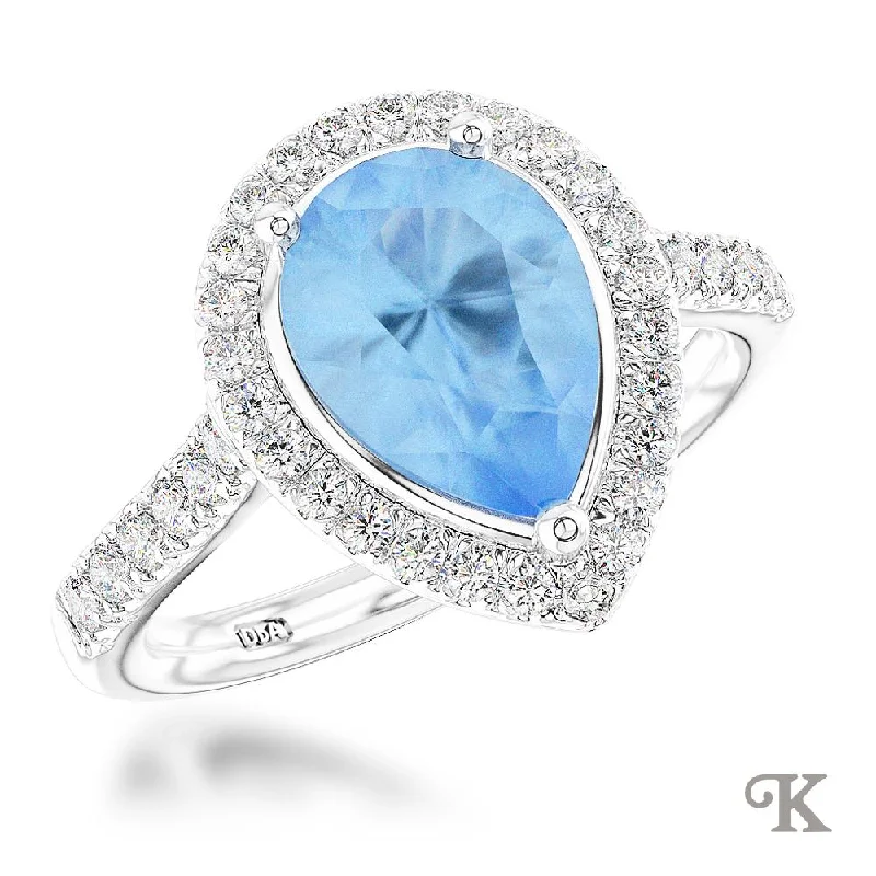 Men's Alexandrite Engagement Rings in Platinum with a Hidden Halo of DiamondsSkye Pear Halo Men's Alexandrite Engagement Rings in Platinum with a Hidden Halo of DiamondsSkye Pear Halo