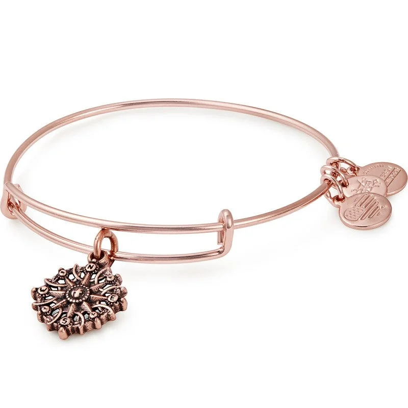 Holiday - Themed Bangles for Christmas or Valentine's Day Alex And Ani Rose Gold Compass Charm Bangle Holiday - Themed Bangles for Christmas or Valentine's Day Alex And Ani Rose Gold Compass Charm Bangle