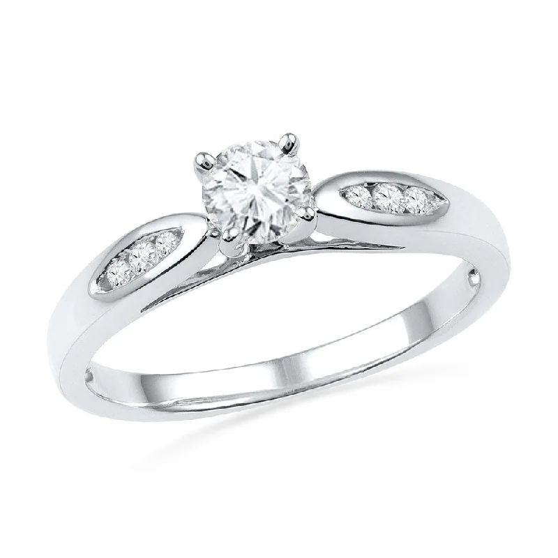 Men's Tourmaline Engagement Rings in 18K Two - Tone Gold with a Floral - Inspired SettingDiamond 4 Prong Engagement Ring With Accented Band Men's Tourmaline Engagement Rings in 18K Two - Tone Gold with a Floral - Inspired SettingDiamond 4 Prong Engagement Ring With Accented Band