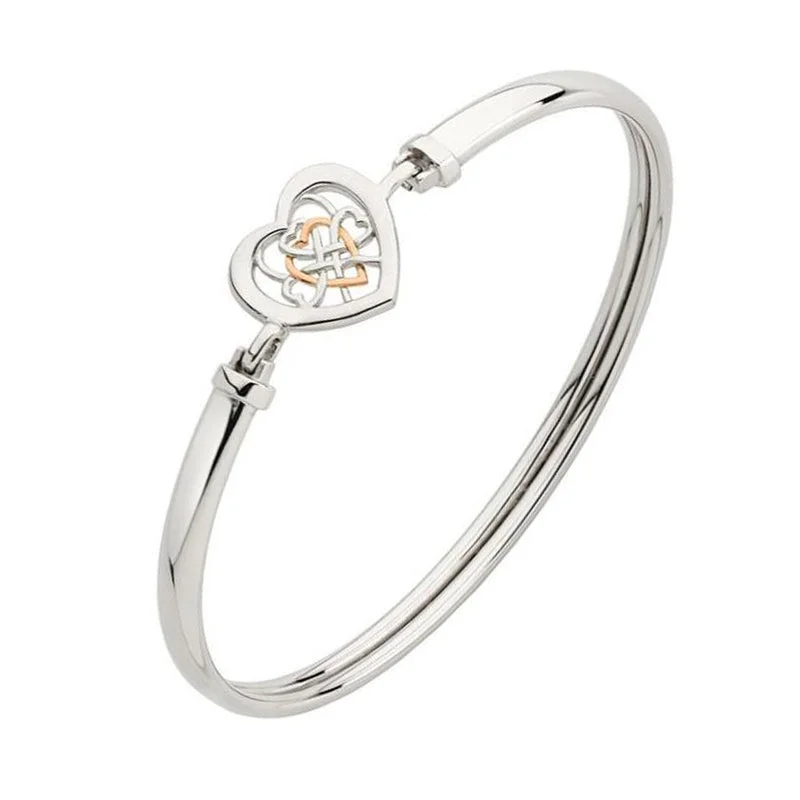 Flexible Silicone Bangles with Glow - in - the - Dark Features Clogau Tree of Life Sterling Silver Welsh Royalty Heart Bangle D Flexible Silicone Bangles with Glow - in - the - Dark Features Clogau Tree of Life Sterling Silver Welsh Royalty Heart Bangle D
