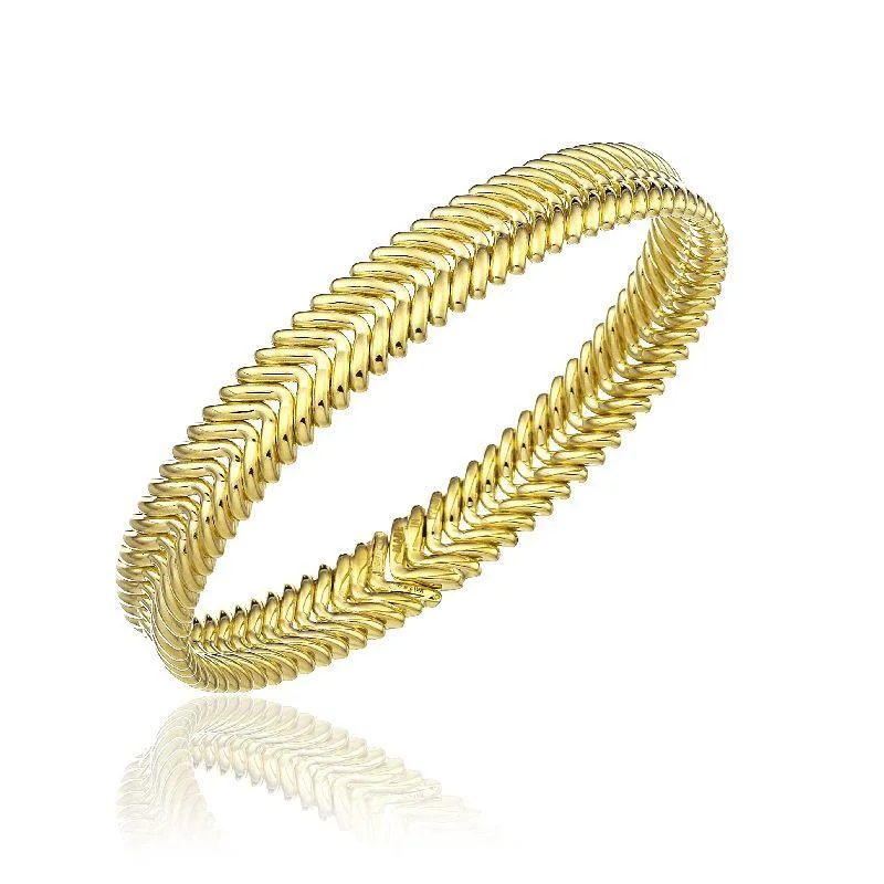 Adjustable Fabric Bangles with Embroidered Floral Designs Chimento Armillas 18ct Yellow Gold Arrow Head Bangle Adjustable Fabric Bangles with Embroidered Floral Designs Chimento Armillas 18ct Yellow Gold Arrow Head Bangle
