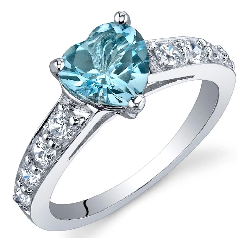 Moonstone Gemstone Rings in Silver - Plated Copper with a Celtic - Inspired Pattern for a Mystical VibeSterling Silver 1.5 ct Swiss Blue Topaz Promise Ring Moonstone Gemstone Rings in Silver - Plated Copper with a Celtic - Inspired Pattern for a Mystical VibeSterling Silver 1.5 ct Swiss Blue Topaz Promise Ring