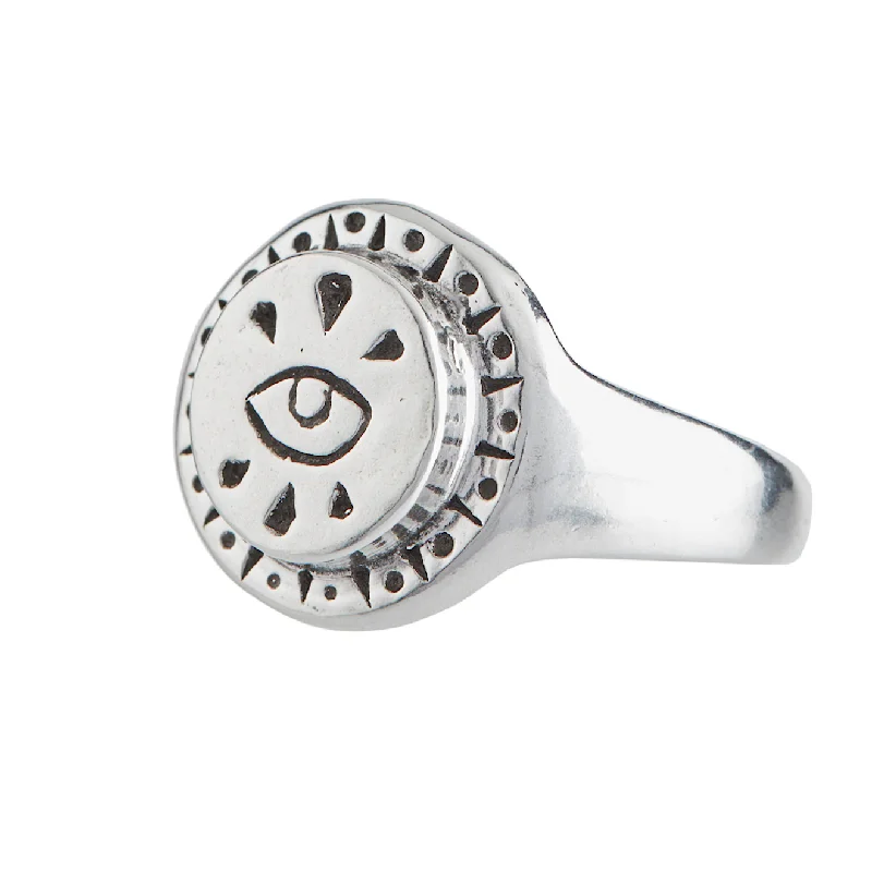 Fashion Rings with Zodiac Symbols in Gold - Filled Metal for a Personalized TouchSmall All Seeing Eye Ring Fashion Rings with Zodiac Symbols in Gold - Filled Metal for a Personalized TouchSmall All Seeing Eye Ring