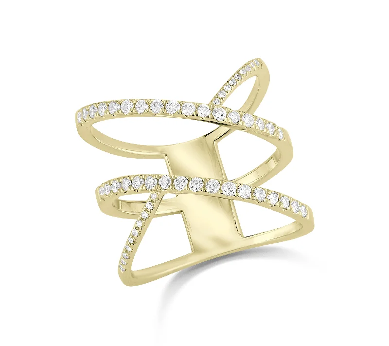 Minimalist Fashion Rings in Stainless Steel with a Single Solitaire CrystalDiamond Cut-out Fashion Ring Minimalist Fashion Rings in Stainless Steel with a Single Solitaire CrystalDiamond Cut-out Fashion Ring