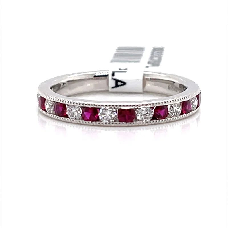 Fashion Rings with Zodiac Symbols in Gold - Filled Metal for a Personalized TouchBremer Jewelry Ruby and Diamond Channel Set Fashion Ring in Platinum (0.66ctw) Fashion Rings with Zodiac Symbols in Gold - Filled Metal for a Personalized TouchBremer Jewelry Ruby and Diamond Channel Set Fashion Ring in Platinum (0.66ctw)