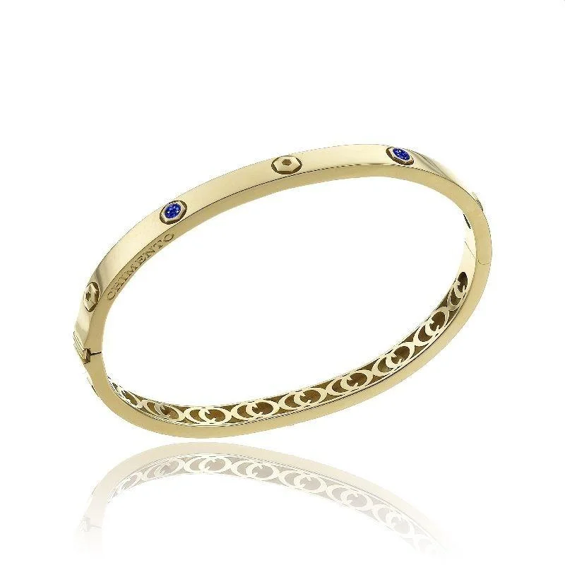 Statement Bangles with Oversized Rhinestone Clusters Chimento Armillas Be Mine 18ct Yellow Gold 0.40ct Sapphire Bangle Statement Bangles with Oversized Rhinestone Clusters Chimento Armillas Be Mine 18ct Yellow Gold 0.40ct Sapphire Bangle