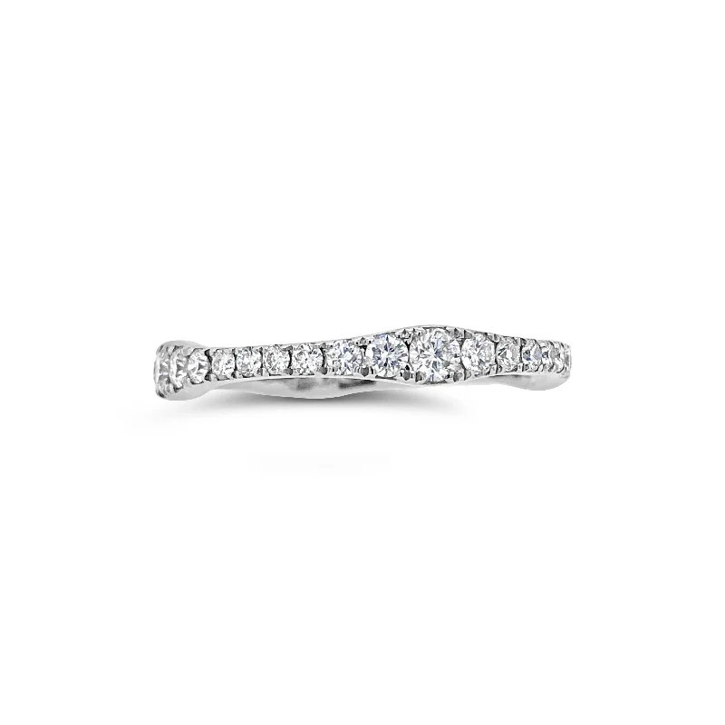 Textured Fashion Rings in Pewter with Hammered and Embossed SurfacesDiamond Curvy Eternity Band Textured Fashion Rings in Pewter with Hammered and Embossed SurfacesDiamond Curvy Eternity Band