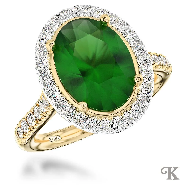 Men's Malachite Engagement Rings in 14K Gold with a Carved Stone CenterpieceSkye Oval Halo Men's Malachite Engagement Rings in 14K Gold with a Carved Stone CenterpieceSkye Oval Halo