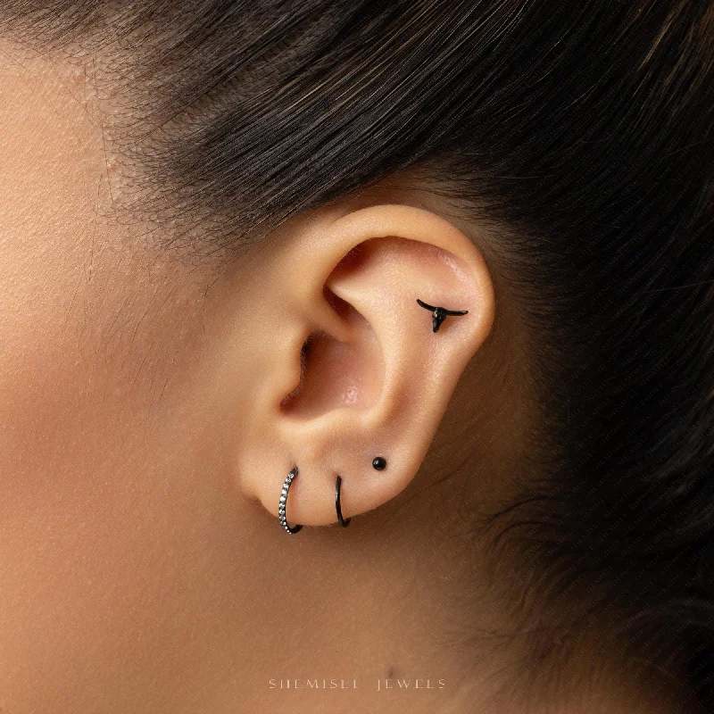 Kids' Plastic Animal - Shaped Stud Earrings in Bright Colors for a Fun and Safe AccessoryTiny Black Ram Skull Threadless Flat Back Earrings, Gold, Steel, Rose, 20,18,16ga, 5-10mm Unisex, Surgical Steel SHEMISLI SS1029 Kids' Plastic Animal - Shaped Stud Earrings in Bright Colors for a Fun and Safe AccessoryTiny Black Ram Skull Threadless Flat Back Earrings, Gold, Steel, Rose, 20,18,16ga, 5-10mm Unisex, Surgical Steel SHEMISLI SS1029